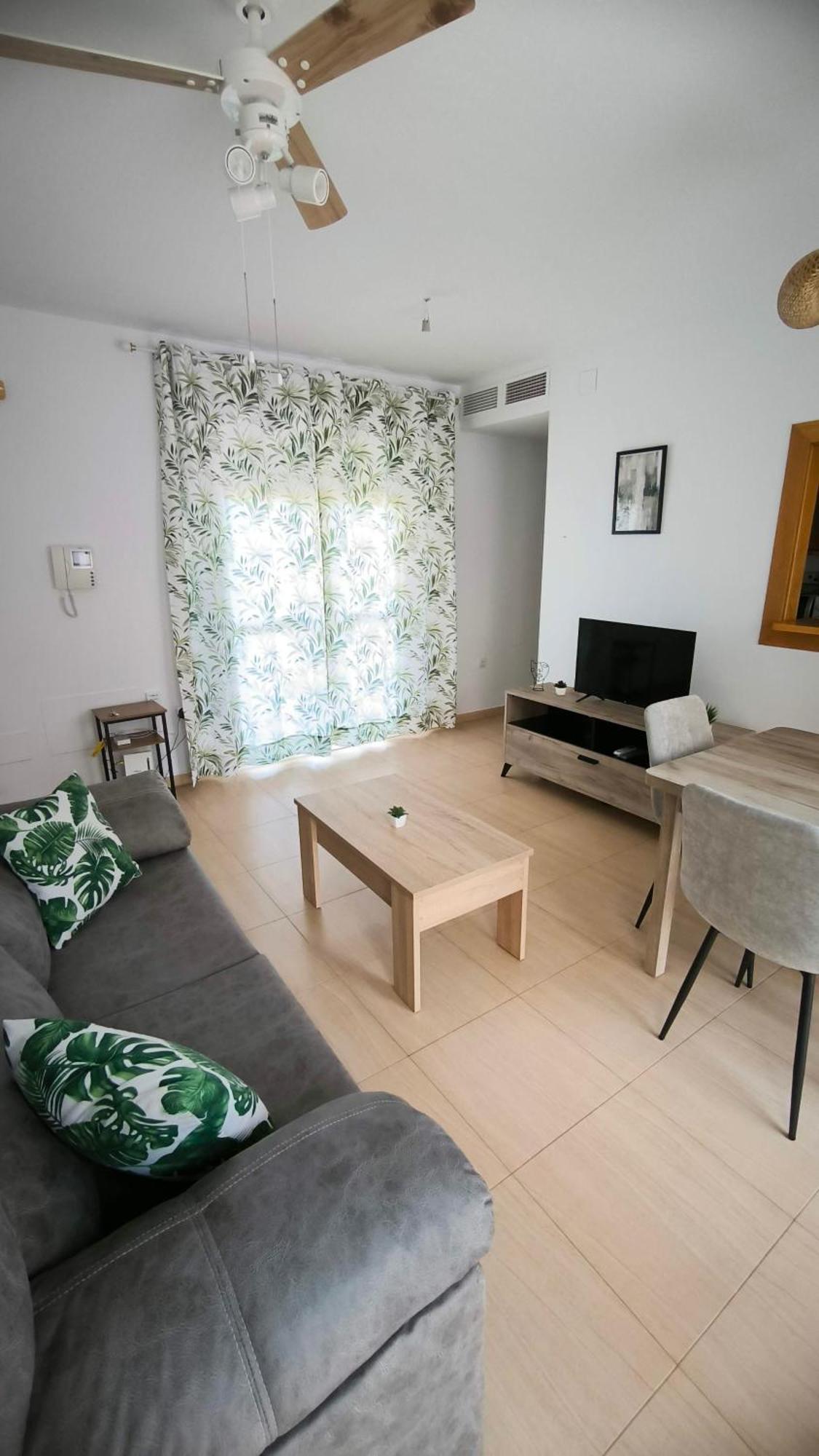 Apartamento Dos Habitaciones Con Piscina Y Gran Terraza Roquetas de Mar Exterior foto